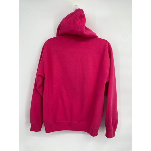 Women's Sequin Seattle Seahawks Pink Pullover Hoodie Sweatshirt Gildan Small - Picture 4 of 6